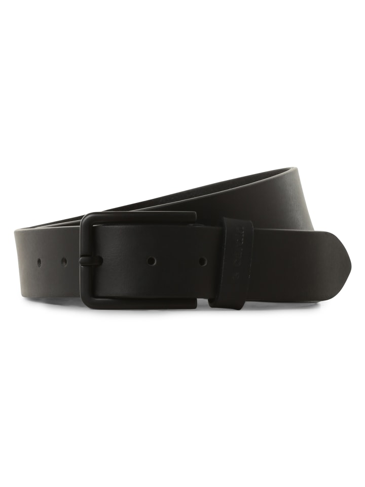 Pierre Cardin Ledergürtel in schwarz - 0001 günstig kaufen
