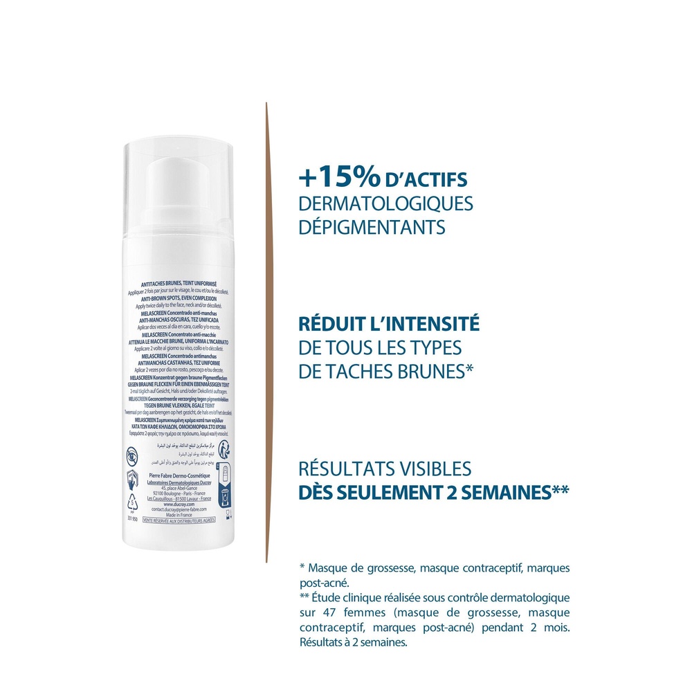 Ducray Melascreen Concentré anti-tâches 30 ml Concentré