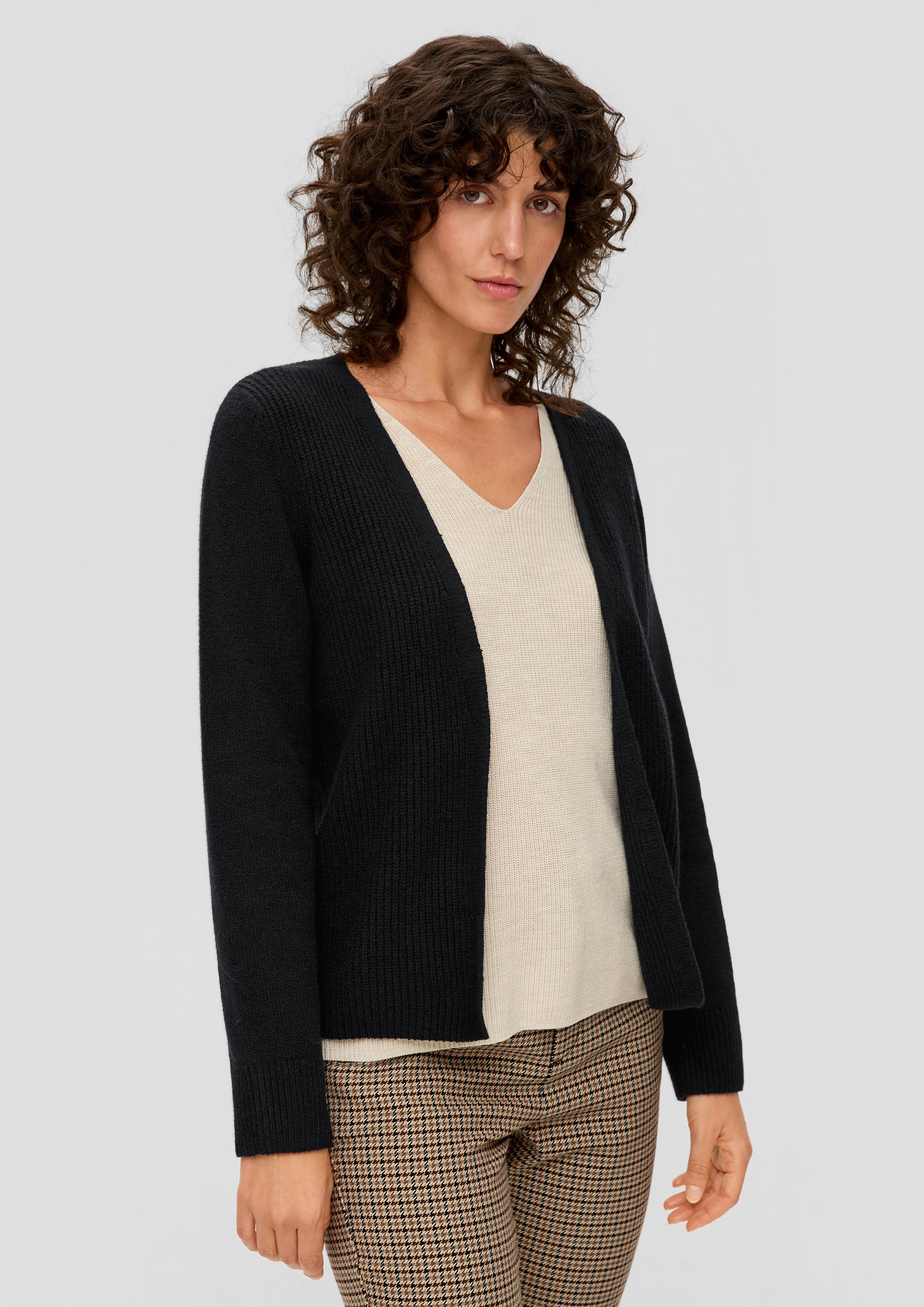 Strickjacke aus Wollmix  2134366-9999