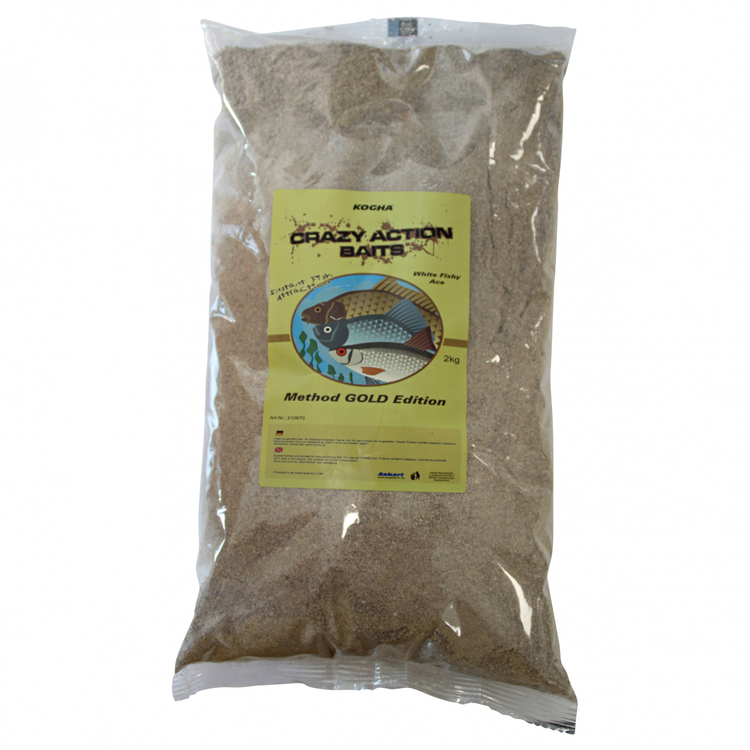 Kogha Teig Crazy Action Baits Method Gold Edition (Green Stuff)