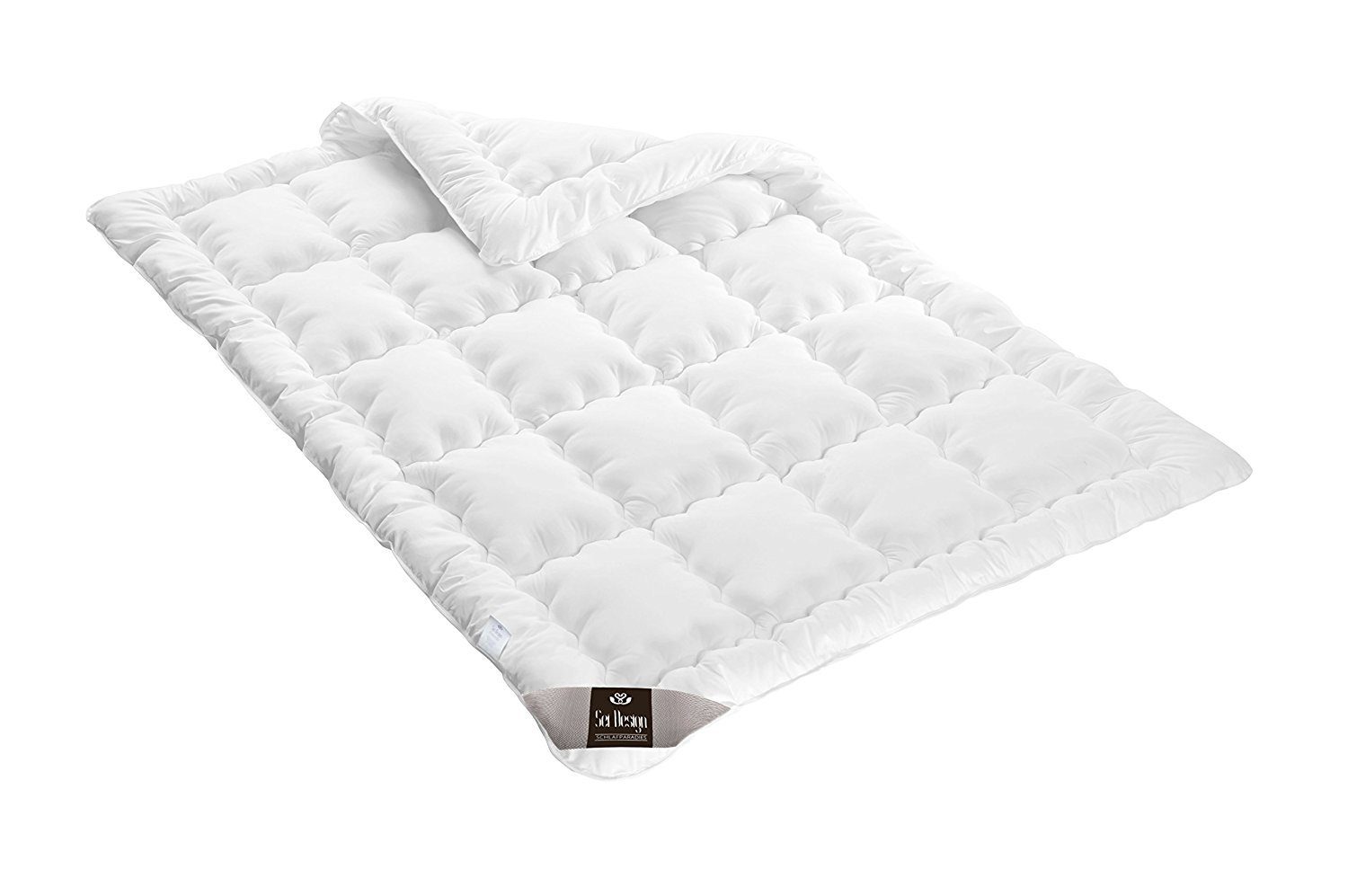 Einziehdecke, SWAN De Luxe Winter 135x200, SEI Design, Füllung: 100% Polyester Mikrofaser, Bezug: 100% Baumwolle, Vegane Alternative zu Daunen