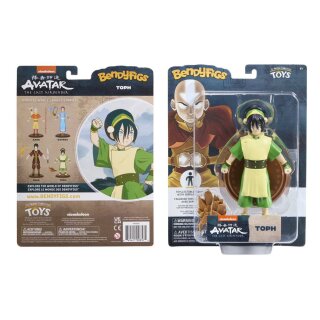 Avatar - Der Herr der Elemente Bendyfigs Biegefigur Toph 17 cm
