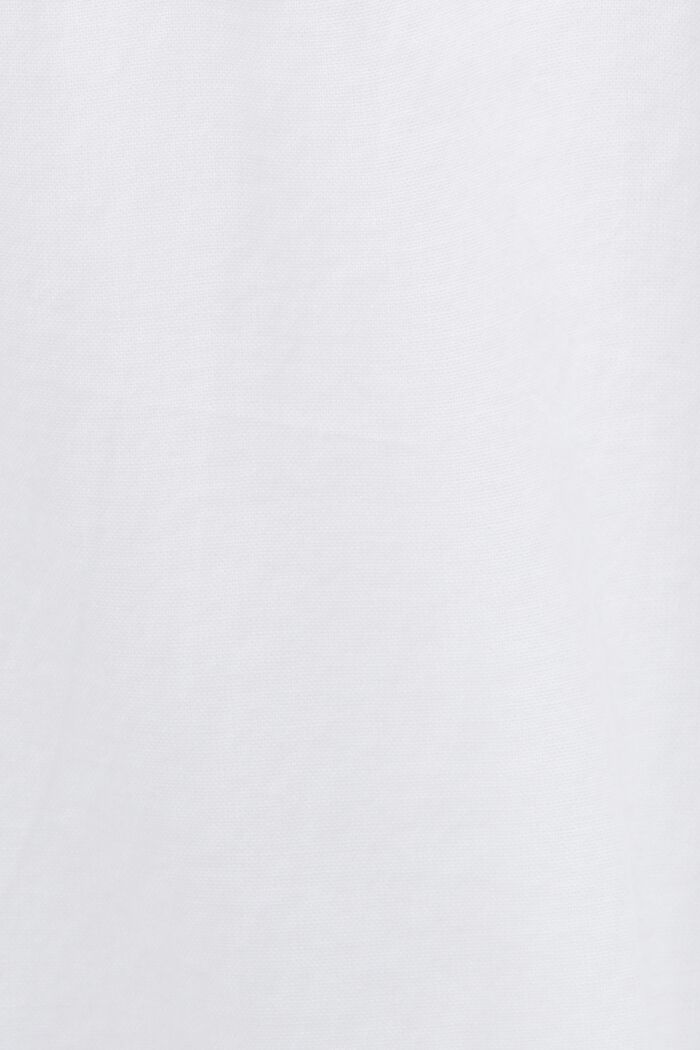 Knielanges Kleid aus Baumwolle mit Spitze