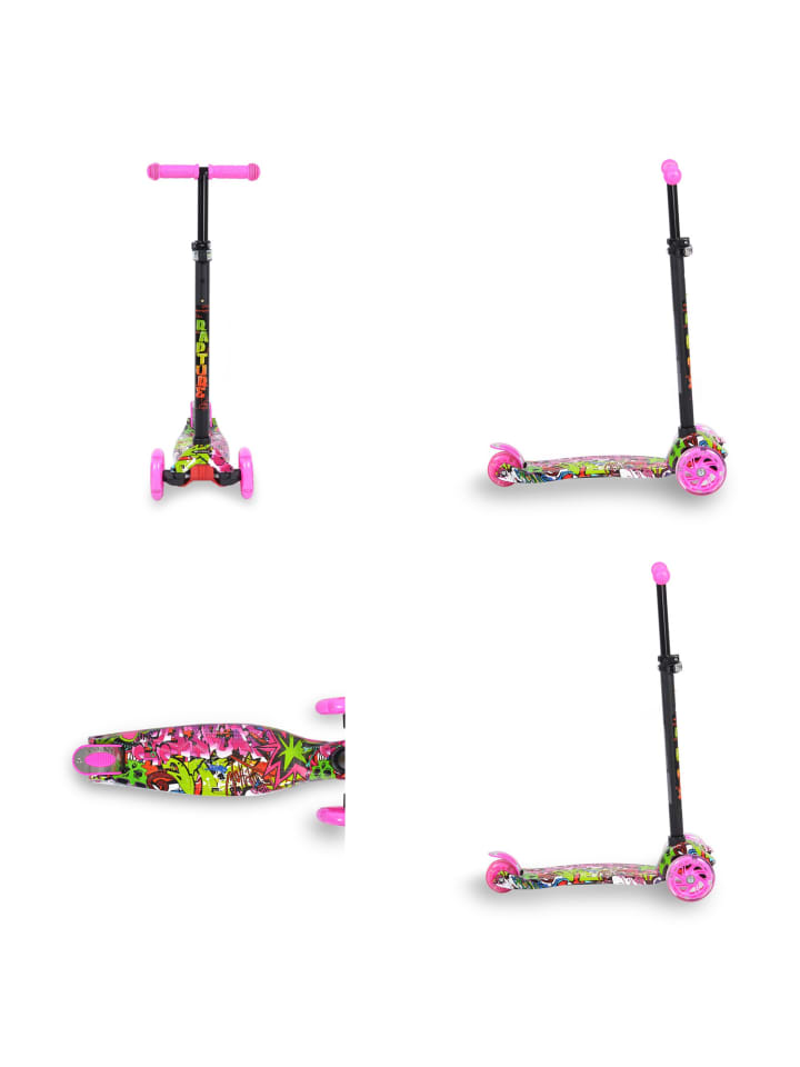 Byox Kinderroller Rapture Aluminium in rosa günstig kaufen onesize