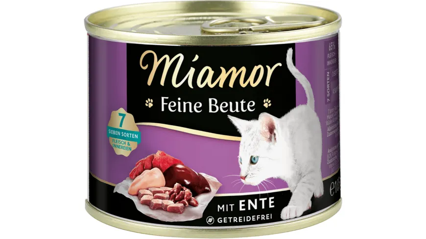 Miamor Katzennassfutter Feine Beute Ente 185 g