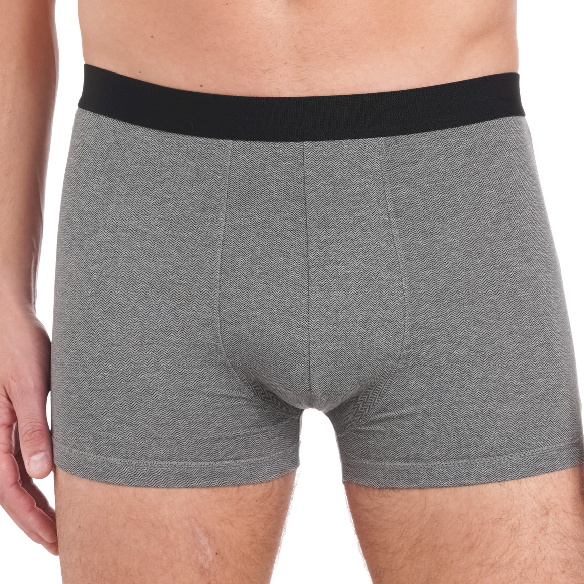 Herren Retroshorts mit Fischgrätmuster