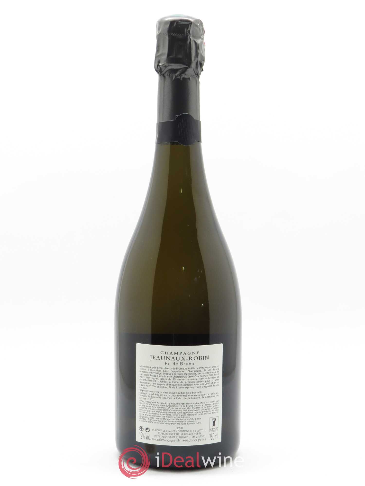 Fil de Brume Brut (anciennement Prestige) Jeaunaux-Robin   - Lot de 1 Bouteille