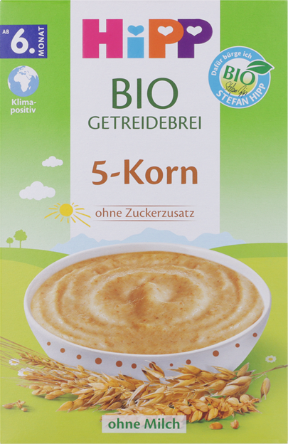 HiPP Bio-Getreidebrei 5- Korn ab 6. Monat