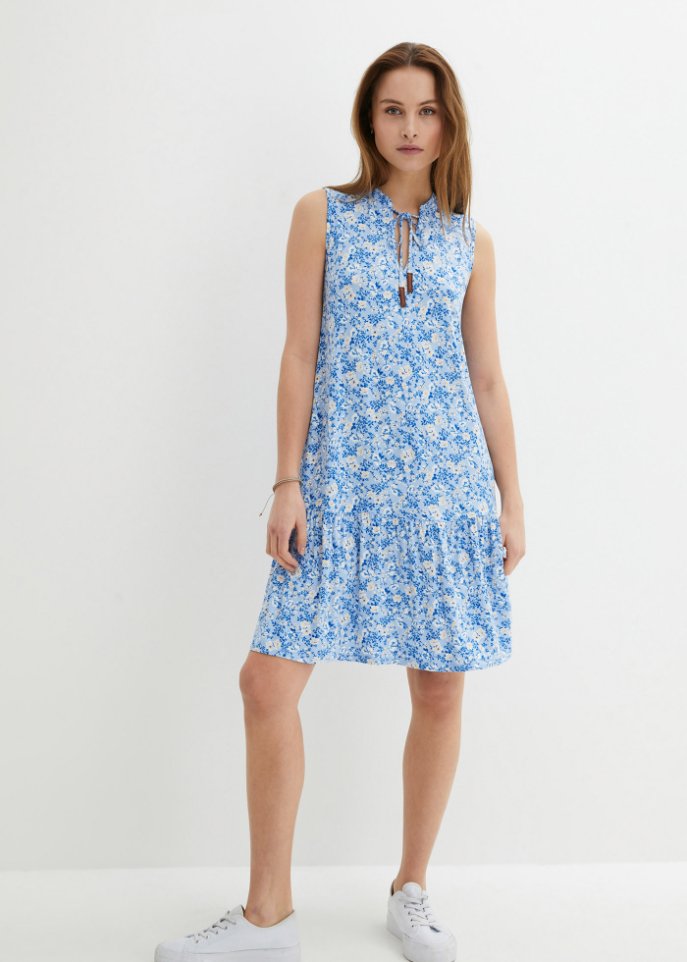 Shirtkleid mit Blumenprint