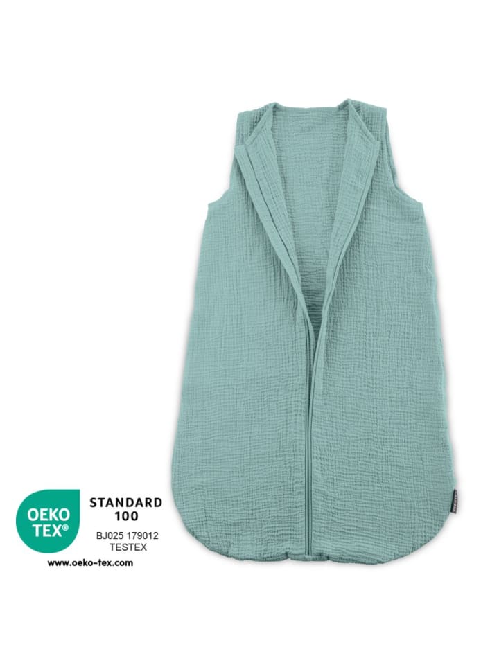 LaLoona Sommer-Schlafsack Musselin / Mull - Mint in gruen günstig kaufen