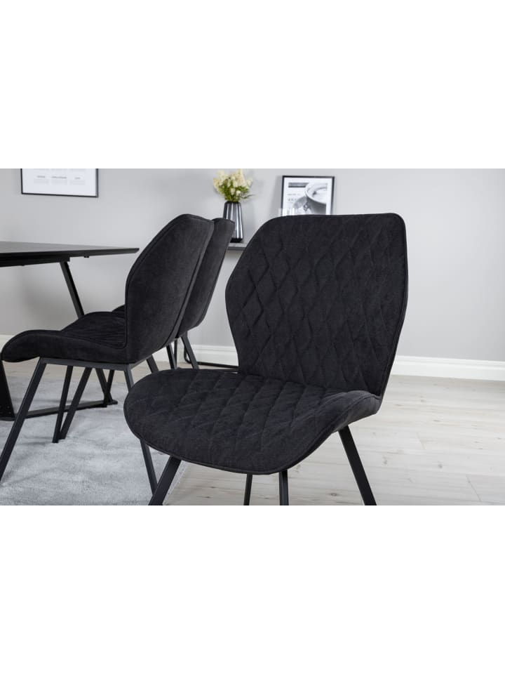 ebuy24 Essgruppe Marina 34 (7-teilig) Schwarz 90 x 180 cm günstig kaufen onesize