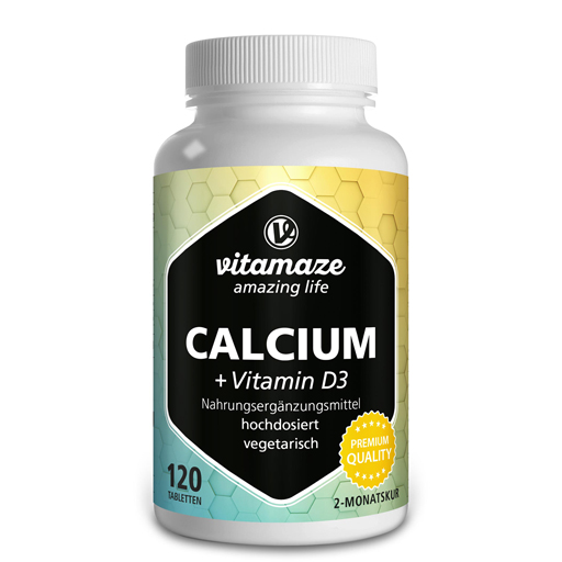 CALCIUM D3 600 mg/400 I.E. vegetarisch Tabletten  120 St  Tabletten