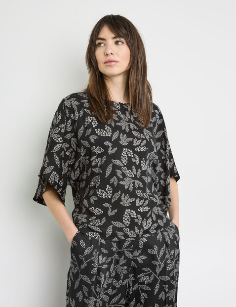 Oversized Bluse mit weitem Arm