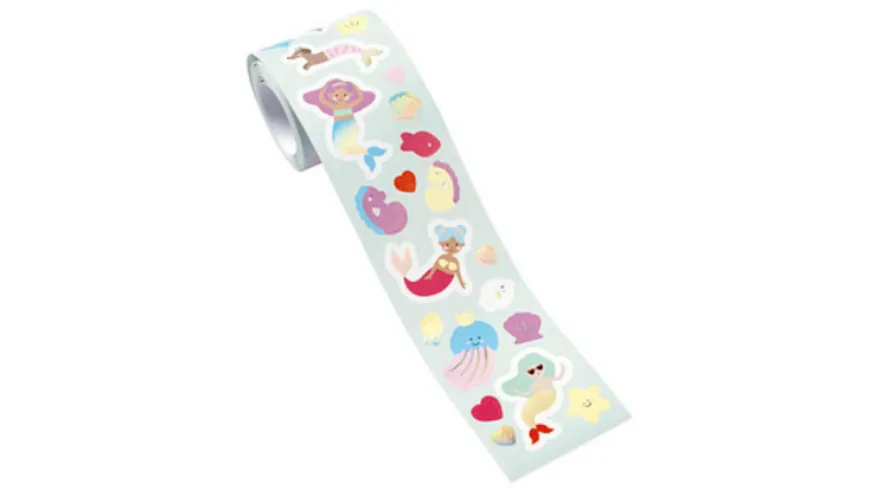 folia Stickerrolle MERMAIDS 368 Teile 4 m