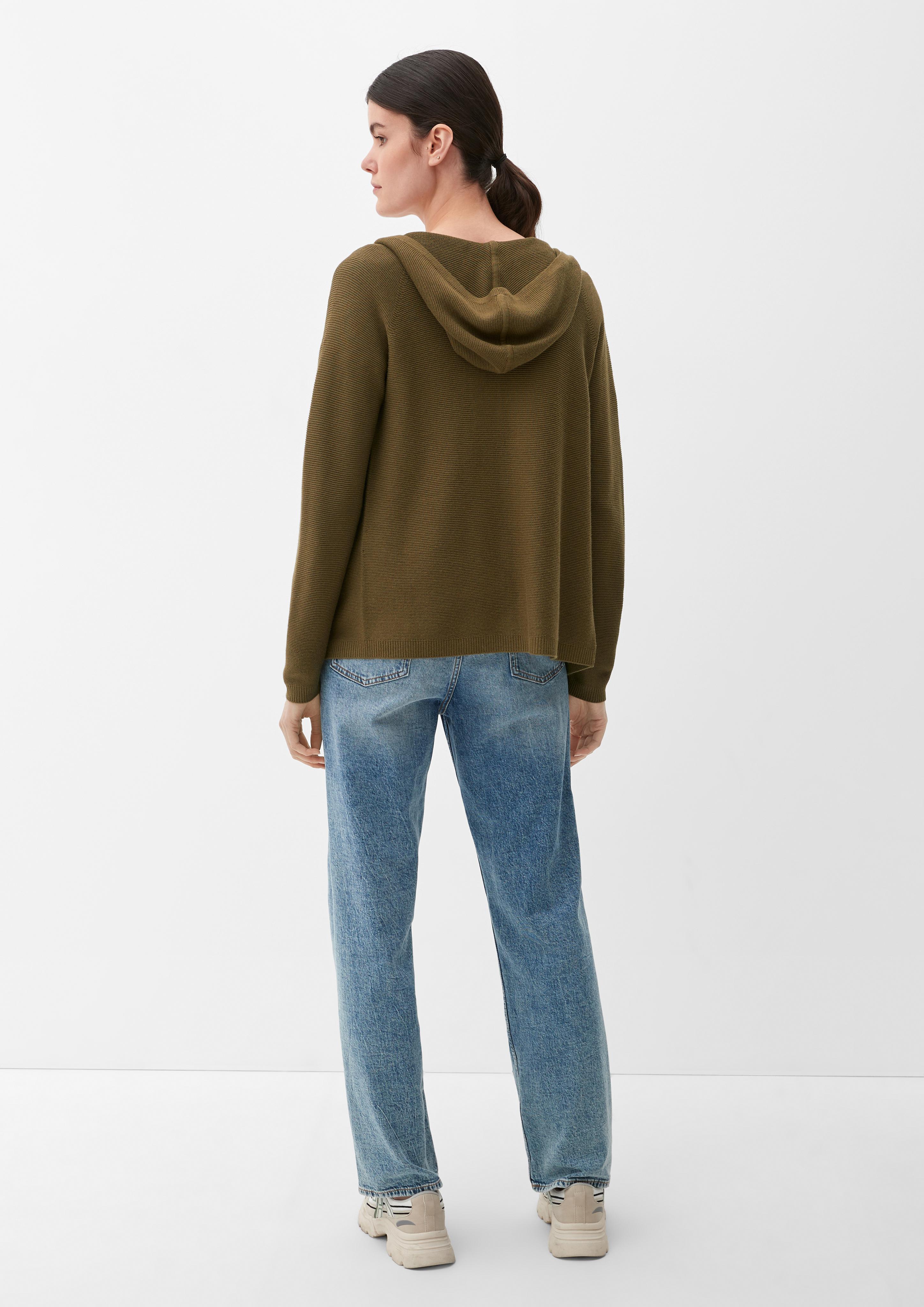 Strickjacke aus Viskosemix  2126913-7723