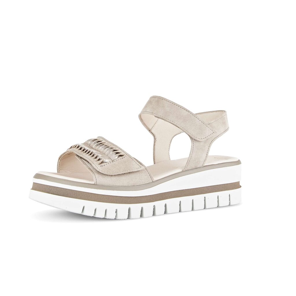 Gabor fashion Plateau Sandale beige