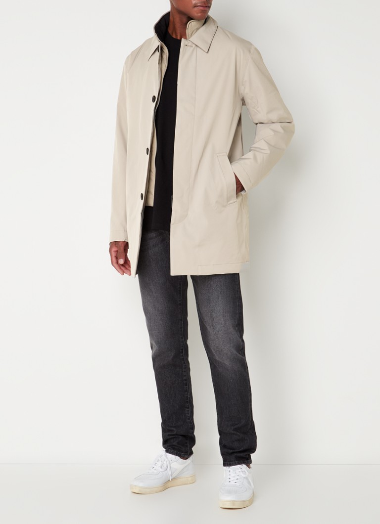 NN.07 Blake quilted trench coat with removable inner jacket