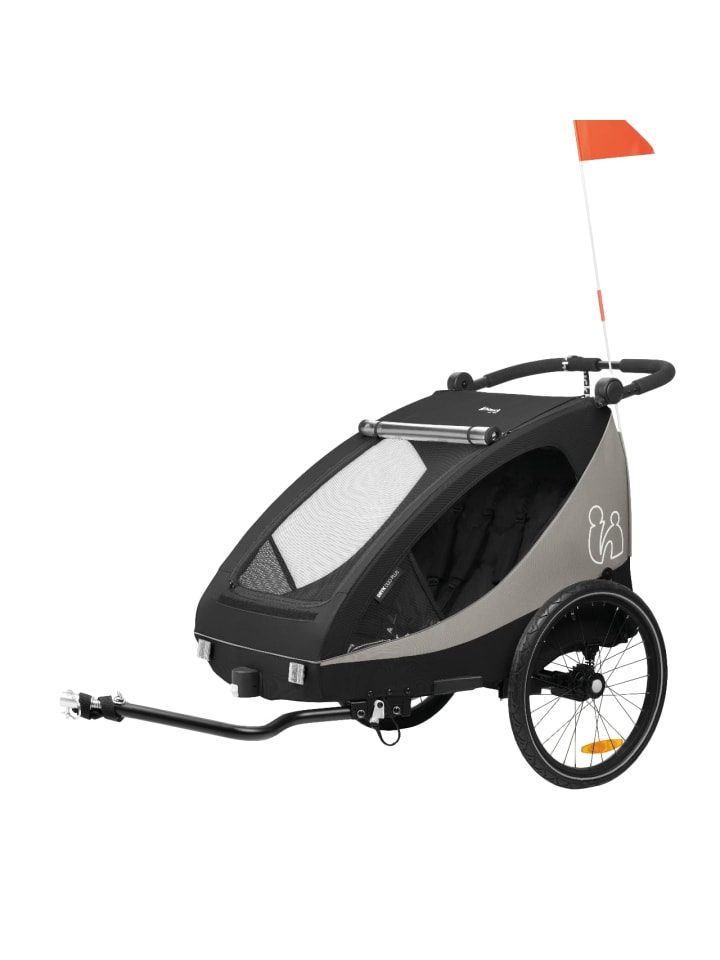Hauck Hauck Dryk Duo Plus  Fahrradanhänger - Farbe: Black günstig kaufen onesize