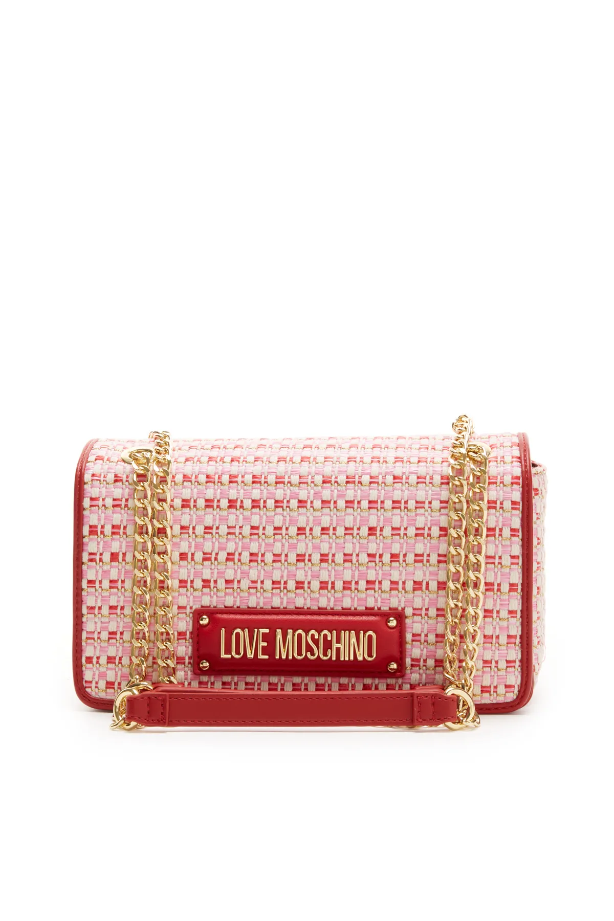 1'ASLAN  Love Moschino Damen Schultertasche Rot Jc4242pp0ikc150a