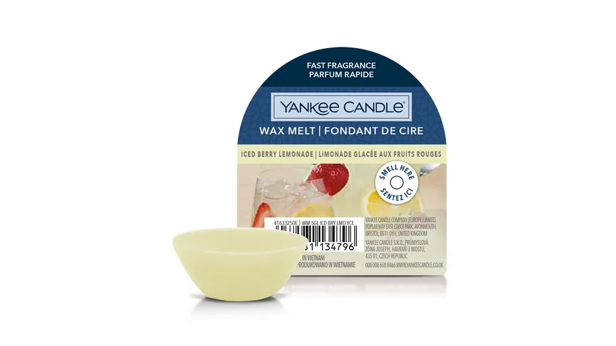 Yankee Candle Wax Melt Iced Berry Lemonade Iced Berry Lemonade