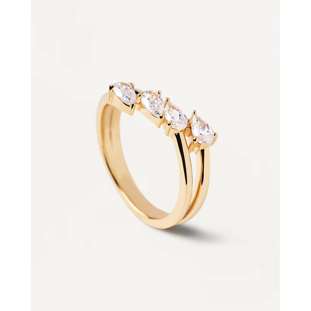 P D Paola Bague pour femme 925 Argent or Bague