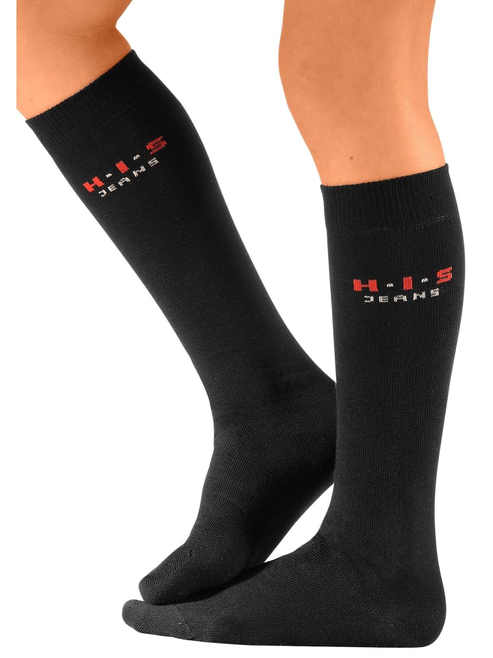 H.I.S Kniestrümpfe in schwarz günstig kaufen