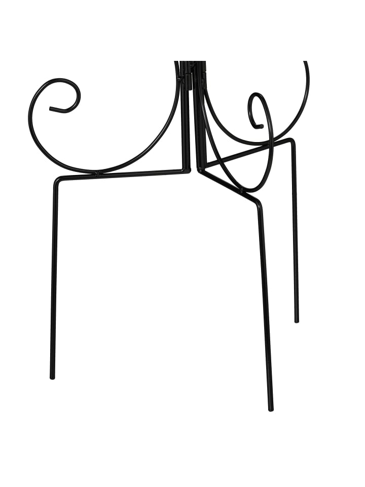 relaxdays Rankhilfe in Schwarz - (B)43 x (H)125 x (T)43 cm günstig kaufen onesize