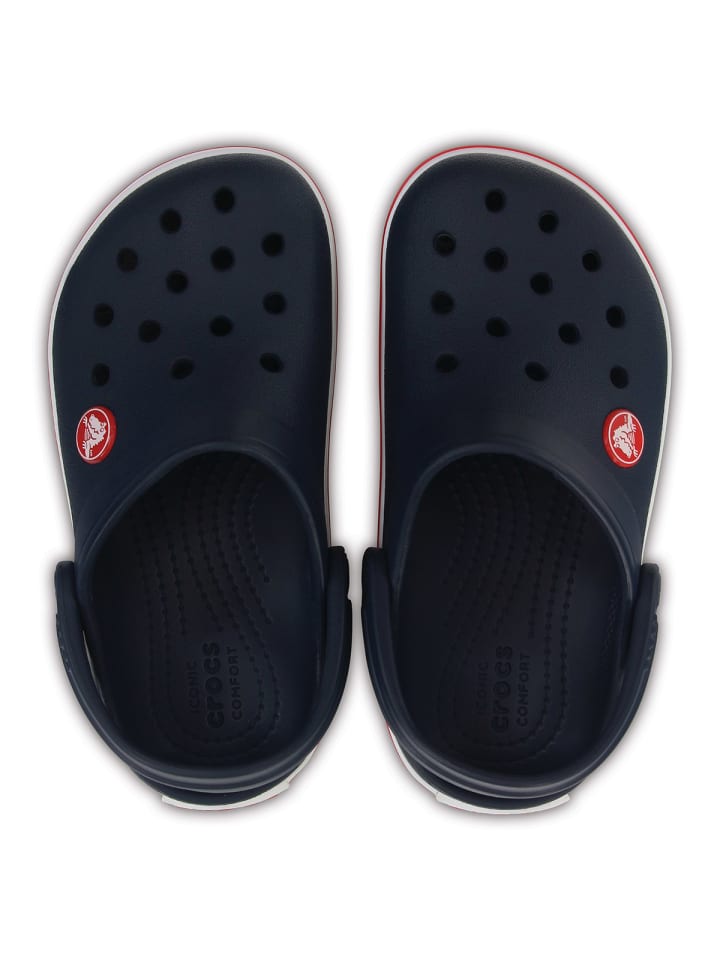 Crocs Clogs Crocband in marineblau/rot günstig kaufen