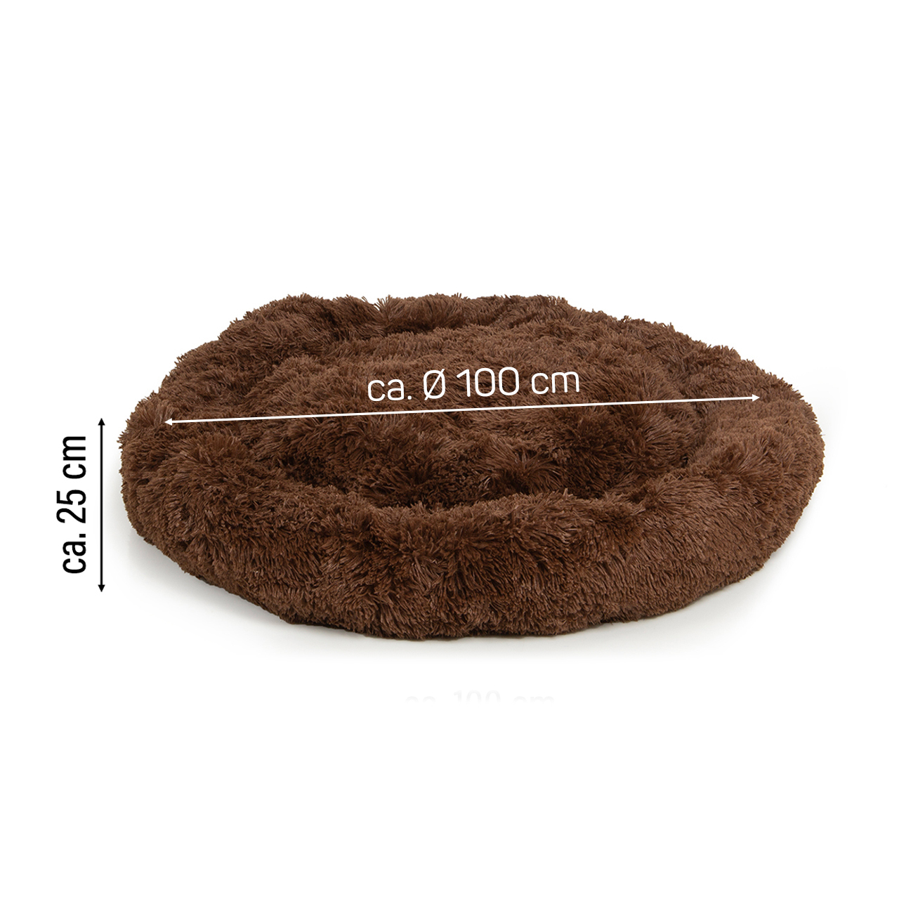 Wallace & Jones Hundebetten Wallace & Jones Plüschbett Sarnia L braun