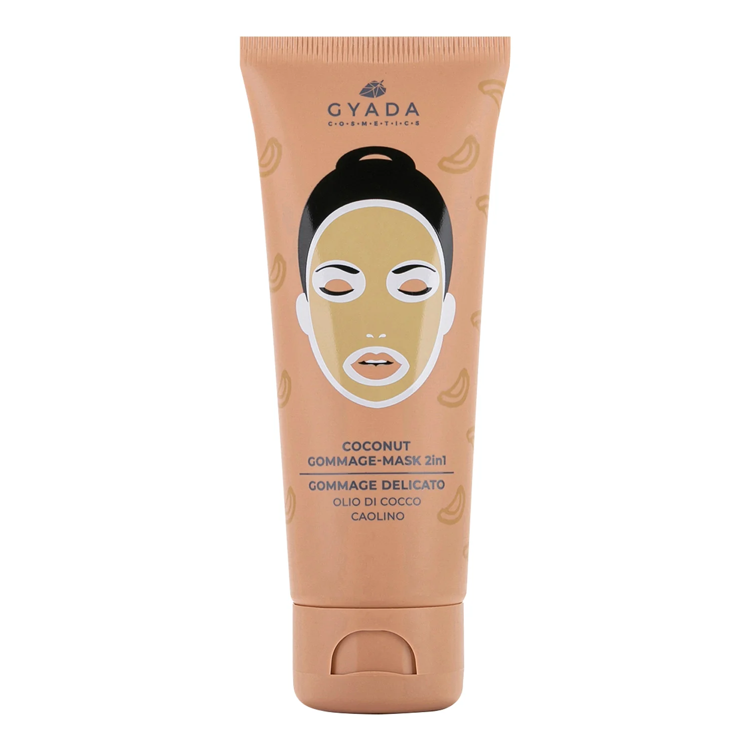 Cream Masks Coconut Gommage-Mask 2 in 1 - Esfoliante viso, Maschera Idratante viso, Maschera Purificante viso