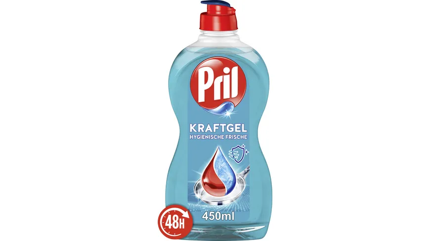Pril Handgeschirrspülmittel Kraftgel Hygienische Frische 450 ml