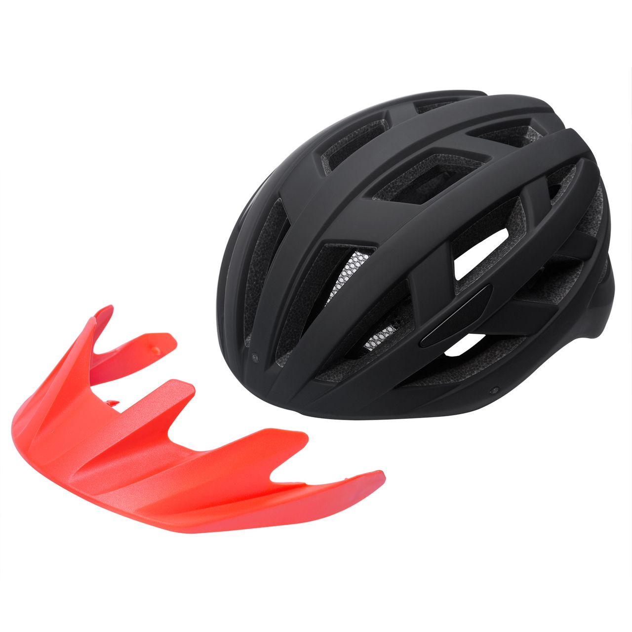 Casaria Spielwerk® Kinderhelm Schwarz/Orange Größe M