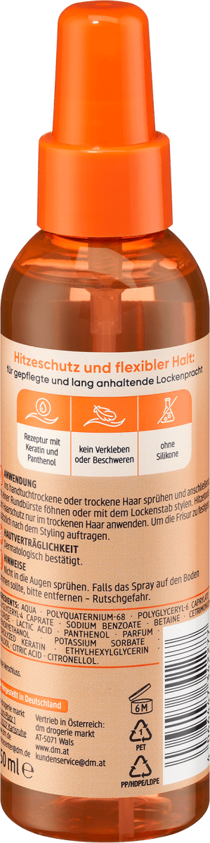 Locken Hitzeschutz & Halt, 150 ml