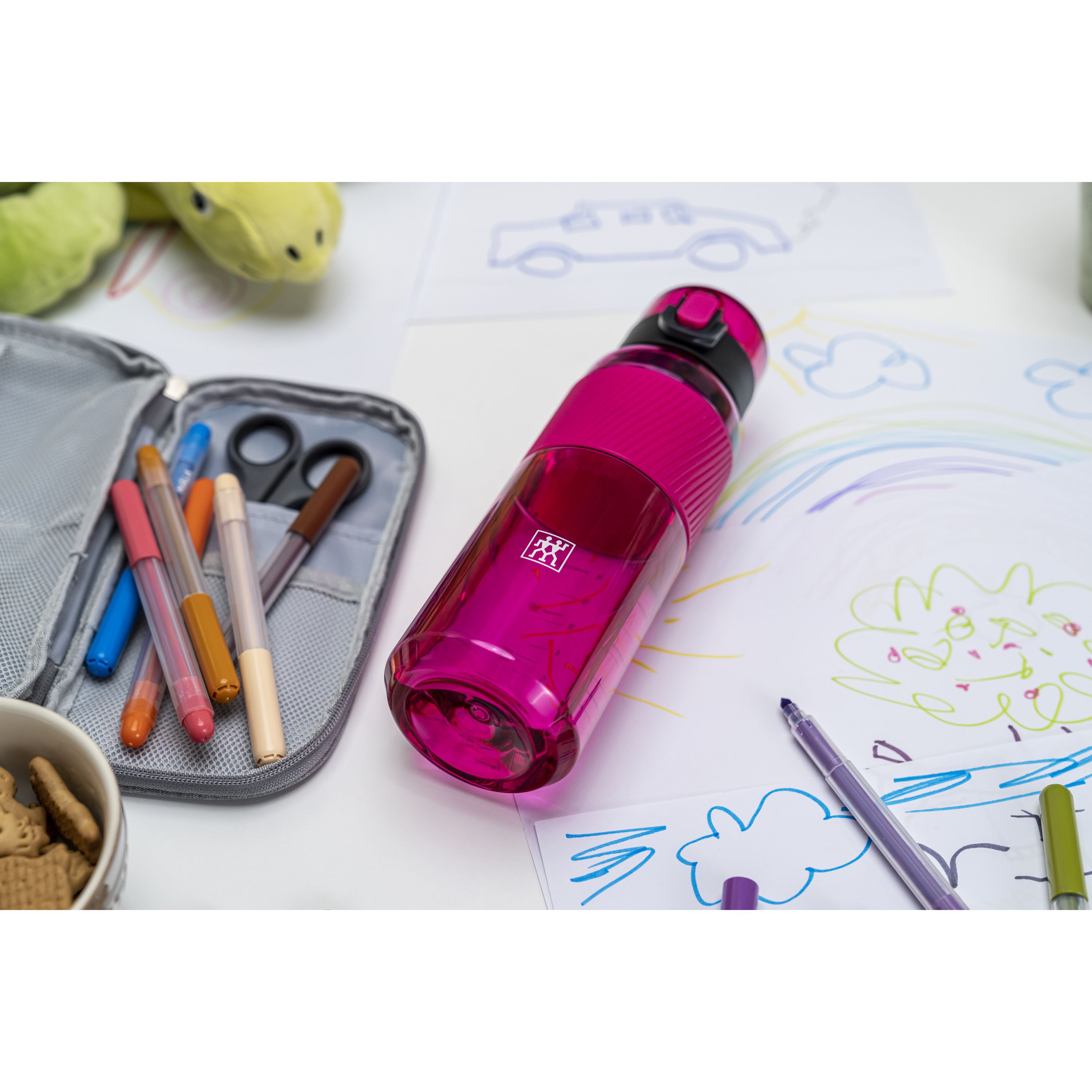 Trinkflasche, 680 ml, Tritan, Pink