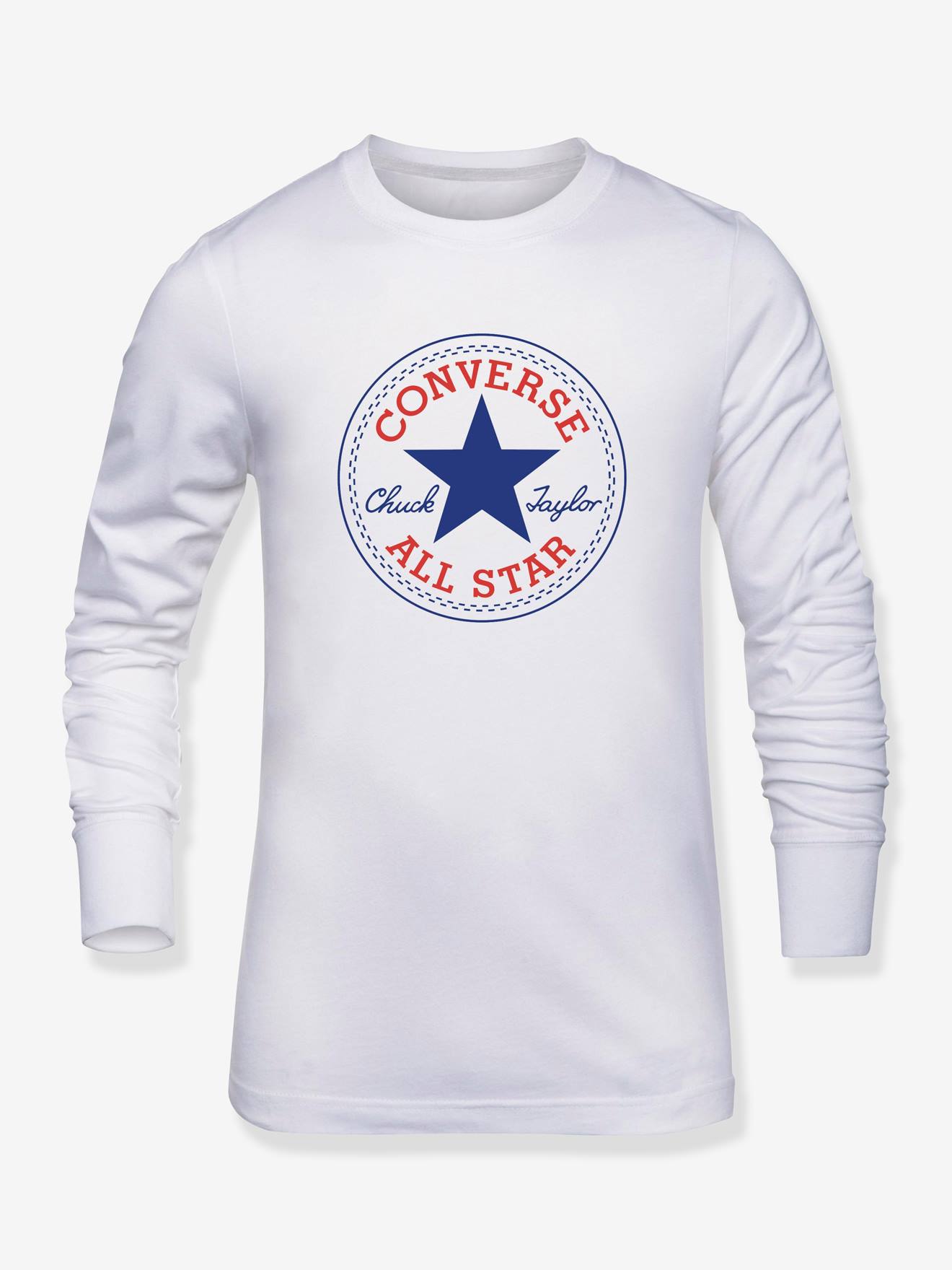 Converse Kinder Shirt CHUCK PATCH CONVERSE - weiß