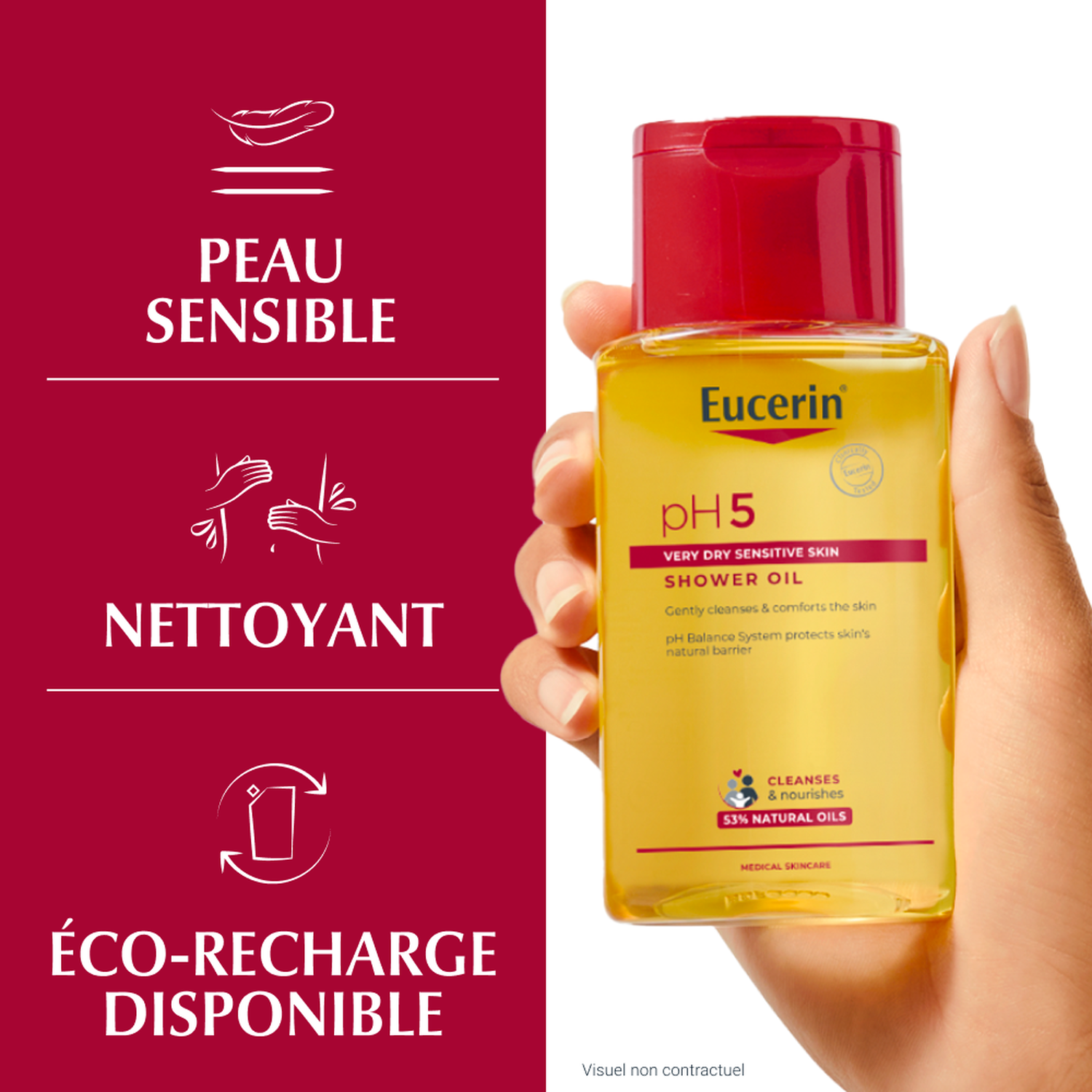 Eucerin pH5 Huile de Douche - Peau Sèche et Sensible