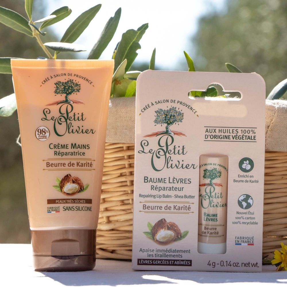 le petit olivier Crème Mains Réparatrice Beurre de Karité Crème Mains - Peaux Très Sèches