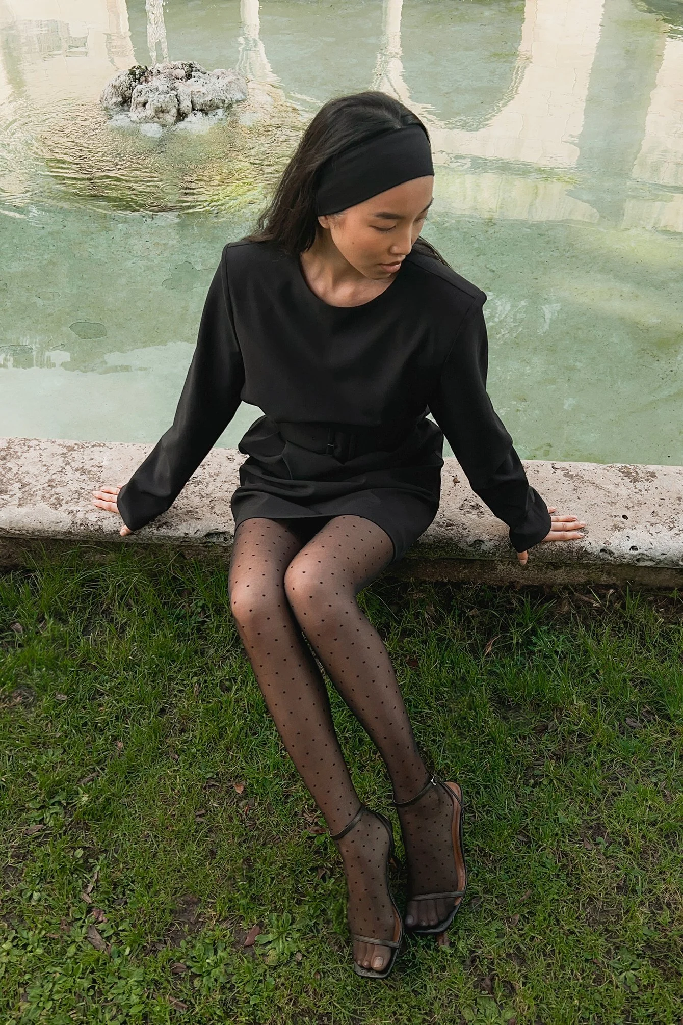 Minikleid mit Gürtel