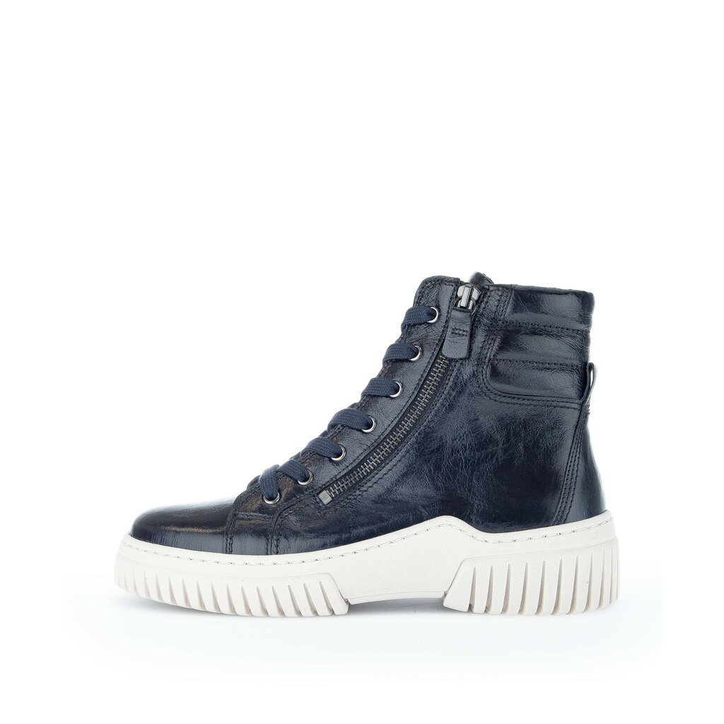 Gabor fashion Schnürstiefelette blau