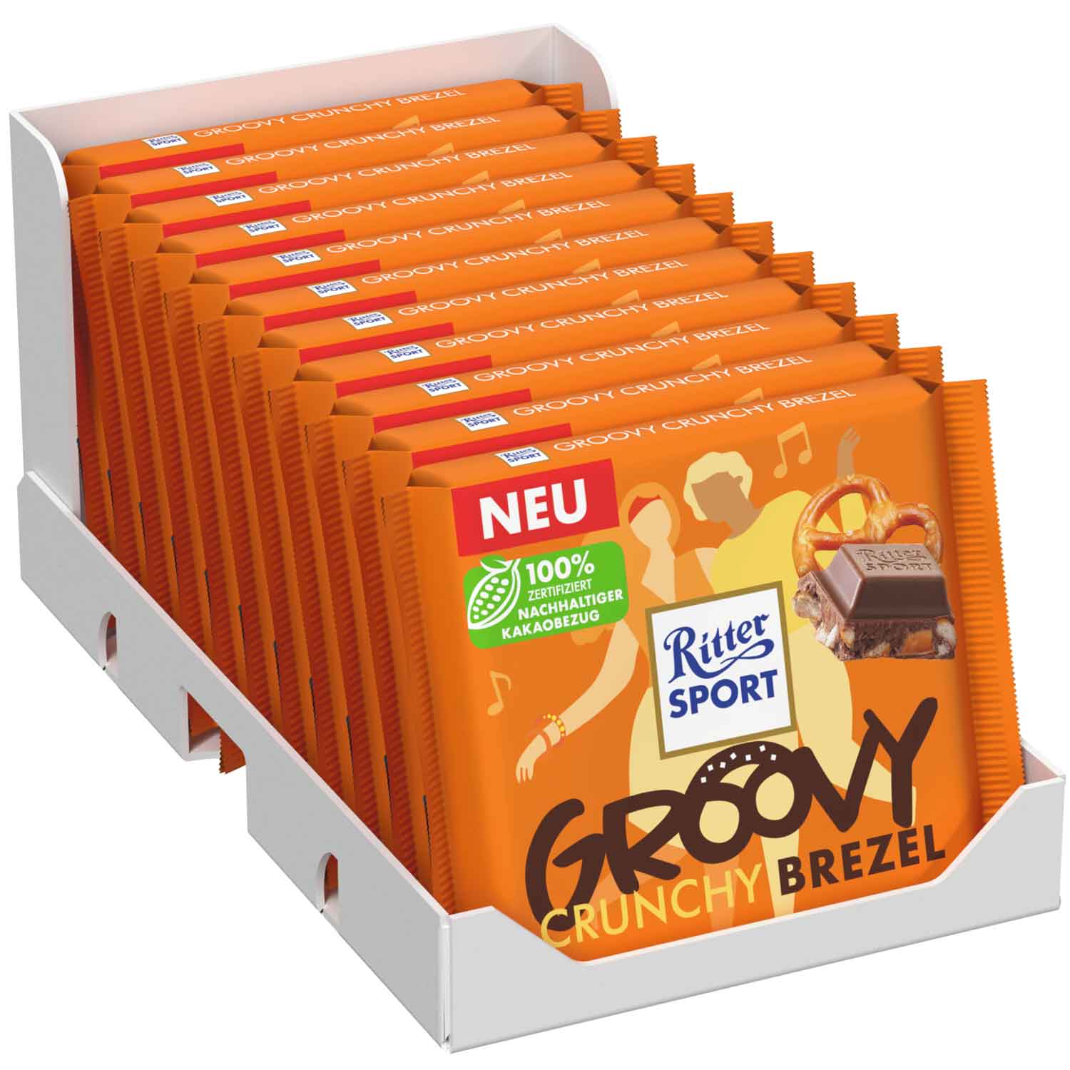 Ritter Sport Groovy Crunchy Brezel 100g