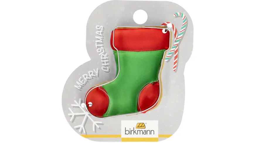RBV BIRKMANN Ausstechform Weihnachtssocke 7cm