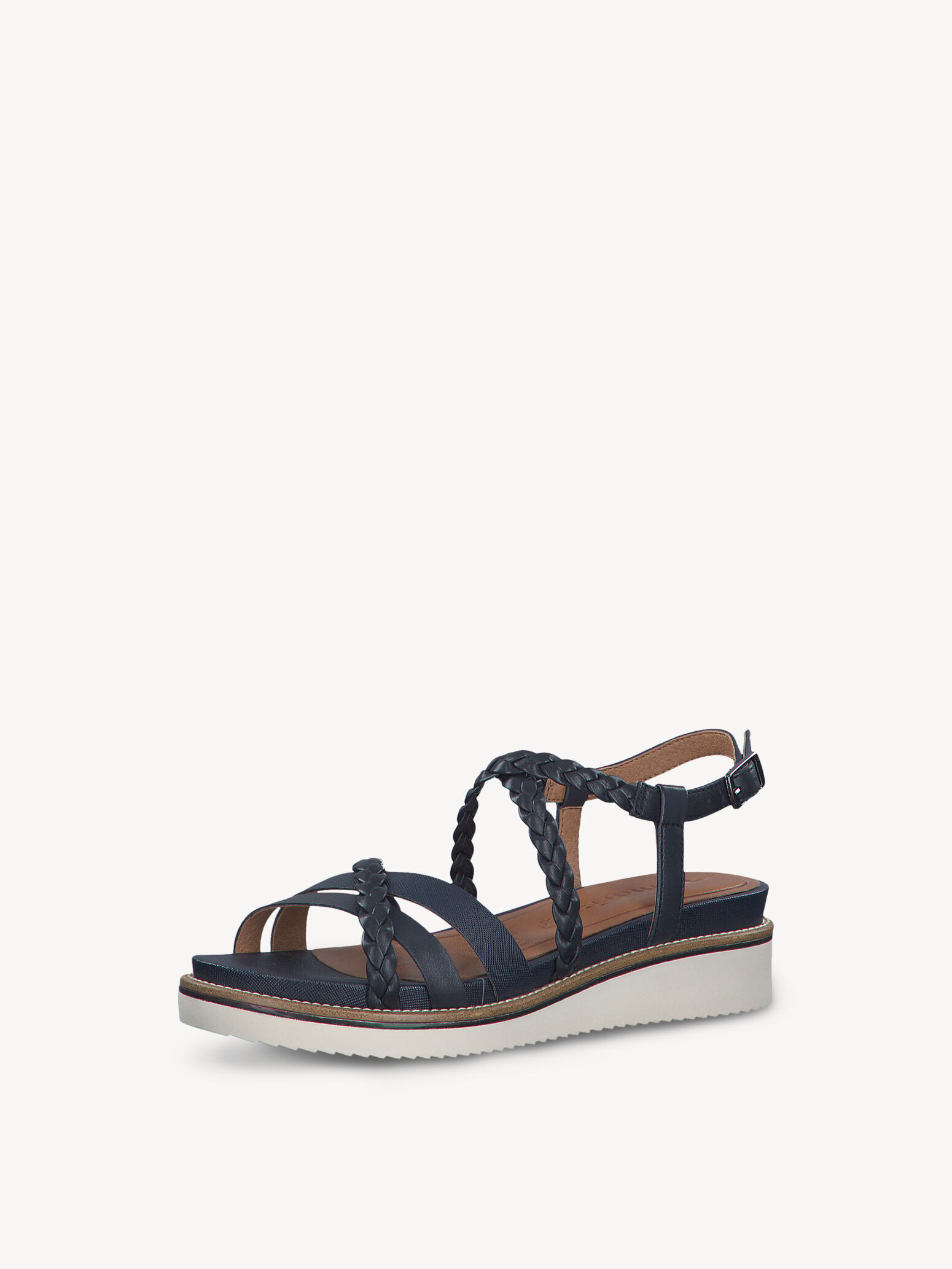 Sandale à talon - bleu