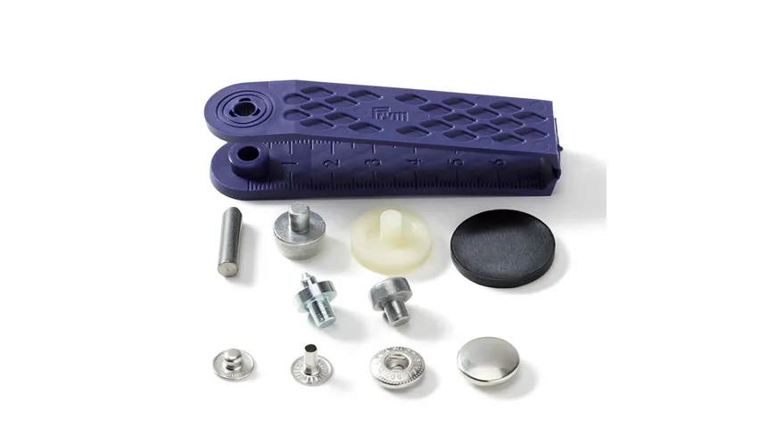 Prym nähfreie Druckknopfe  Anorak Messing 15 mm silberfarbig
