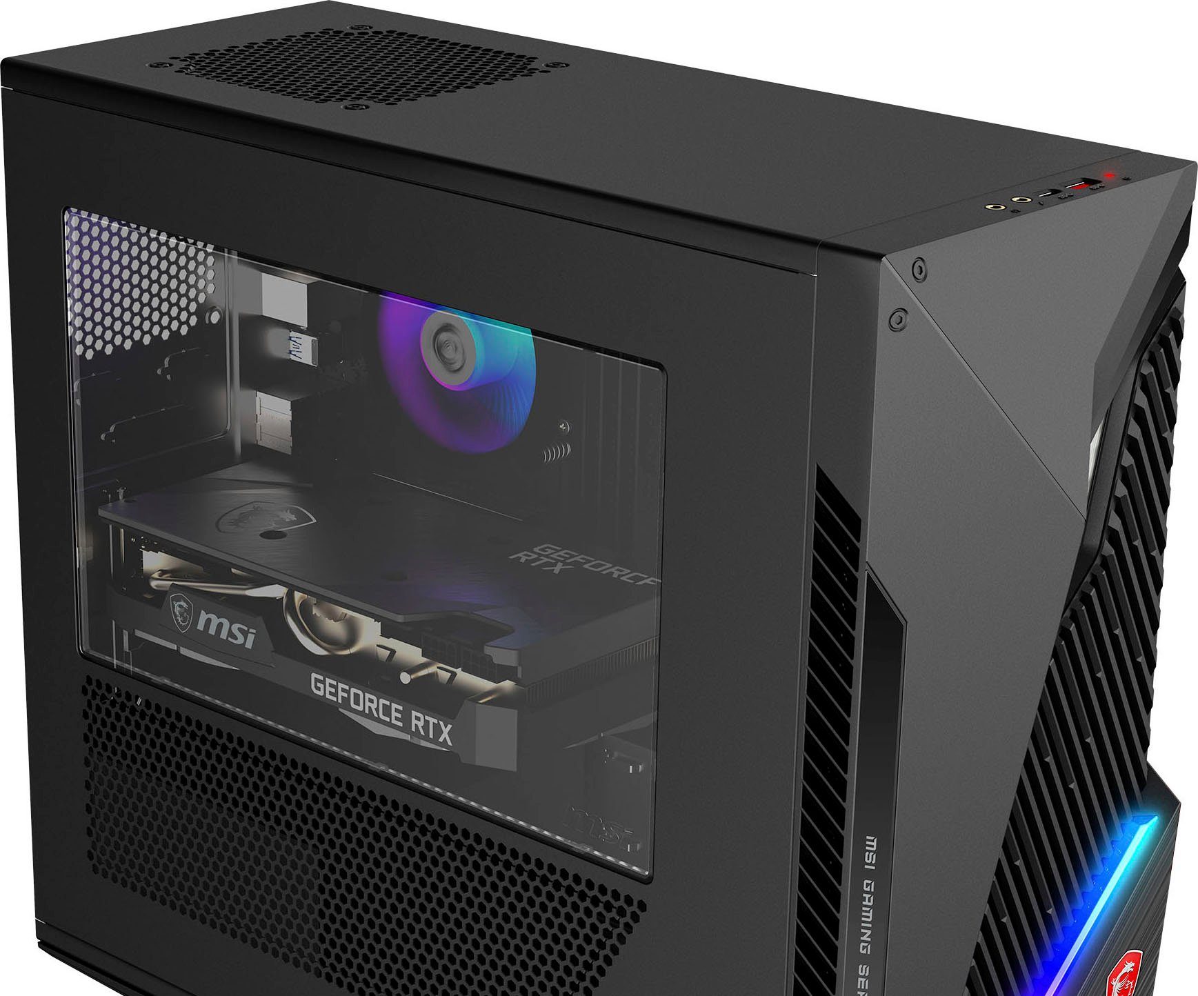MSI MAG INFINITE S3 13NUC-820DE Gaming-PC (Intel Core i7 13700F, GeForce RTX 4060 VENTUS 2X BLACK 8G OC, 16 GB RAM, 1000 GB SSD, Luftkühlung)