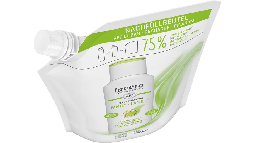 lavera Family Pflege Shampoo Nachfüllpackung 500 ml