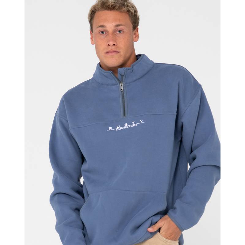 RUSTY RS RELAXED 1/4 ZIP SUPER FLEECE Fleecepullover Herren