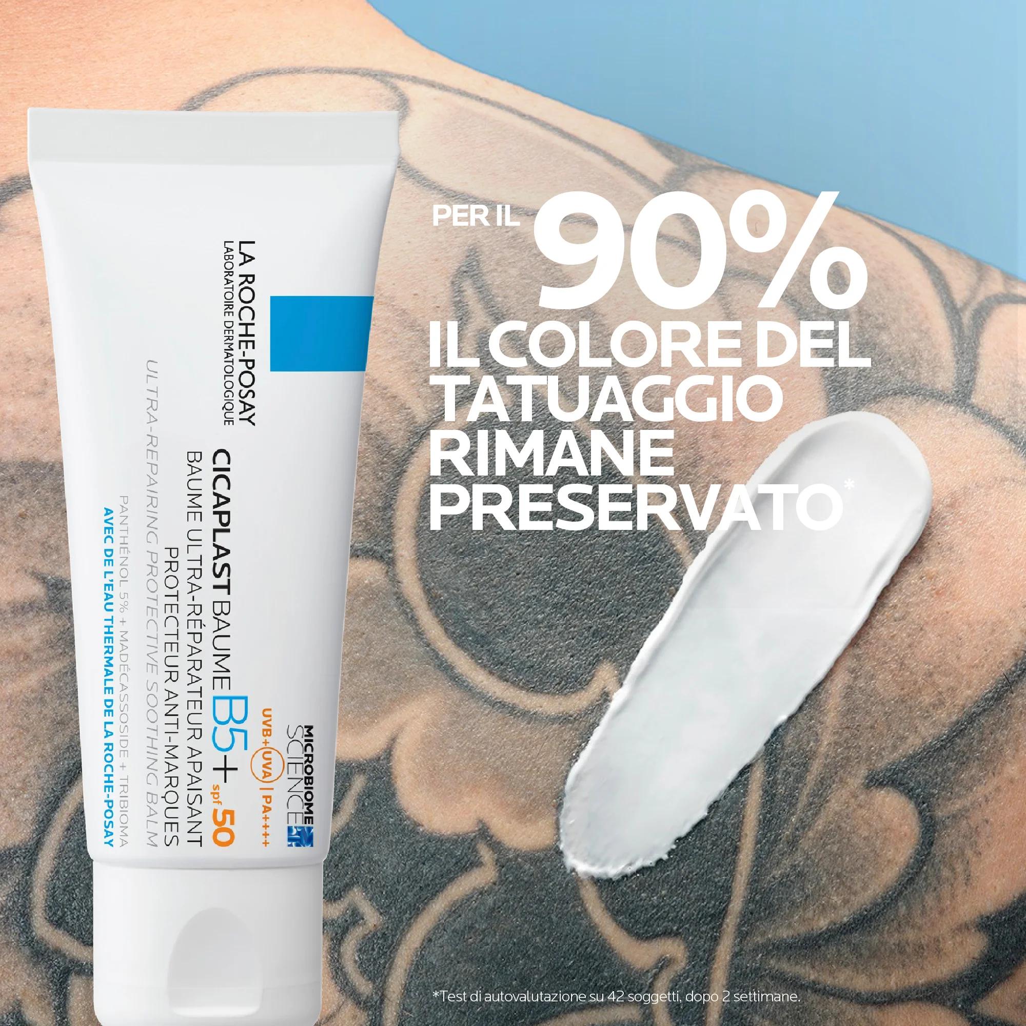 Cicaplast Cicaplast Baume B5+ SPF50 - Crema de día calmante, tratamientos protectores, crema corporal