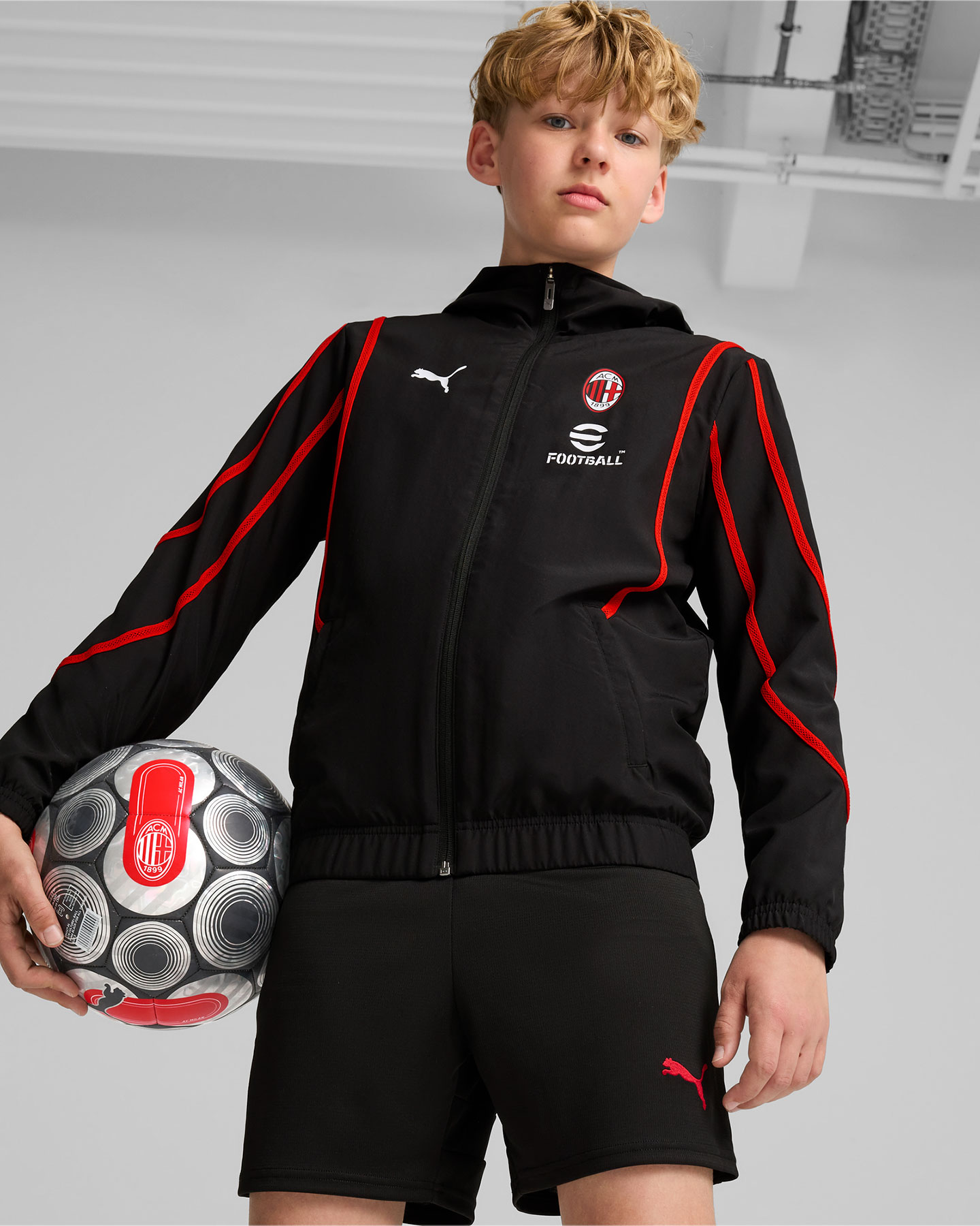 Oficiálne futbalové oblečenie Puma AC Milan Prematch Jr 777721-04