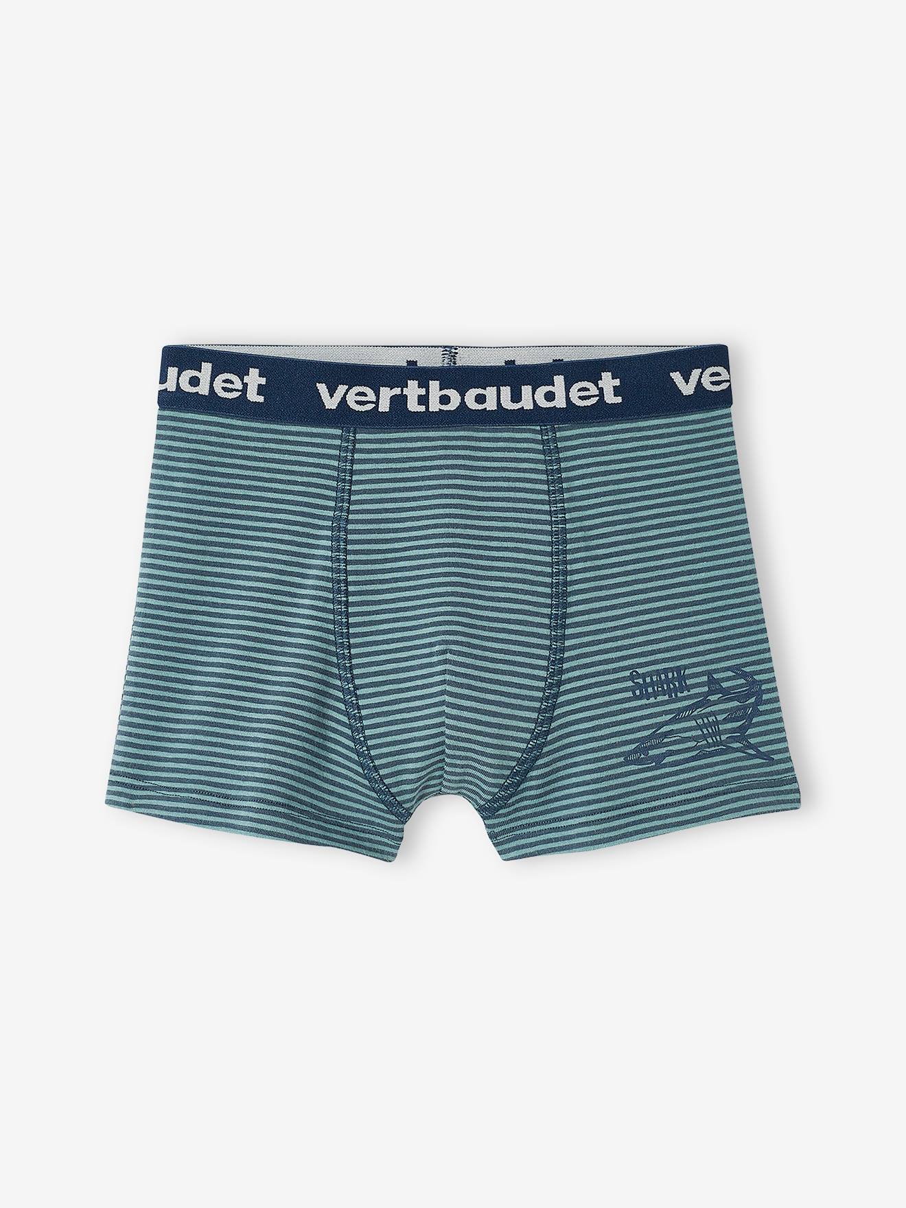 Vertbaudet 5er-Pack Jungen Boxershorts, Haie Oeko-Tex - pack blau