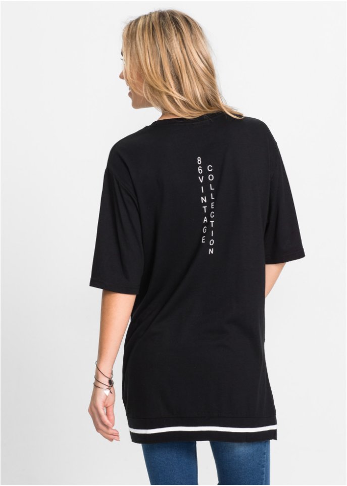Shirt mit Oversize-Schultern